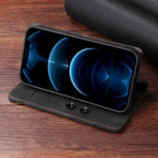 Leather Flip Case For iPhone 16 17 15 14 13 12 11 Pro Max Case For iPhone 17 Air 16E 13 12 X XR XS 6 8 7 Plus Shockproof Cover