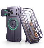 For iphone 17 pro max case with Camera Cover&Adjustable Kickstand Compatible With MagSafe Shockproof  Magnetic Protective Cover