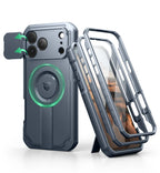 For iphone 17 pro max case with Camera Cover&Adjustable Kickstand Compatible With MagSafe Shockproof  Magnetic Protective Cover