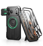 For iphone 17 pro max case with Camera Cover&Adjustable Kickstand Compatible With MagSafe Shockproof  Magnetic Protective Cover