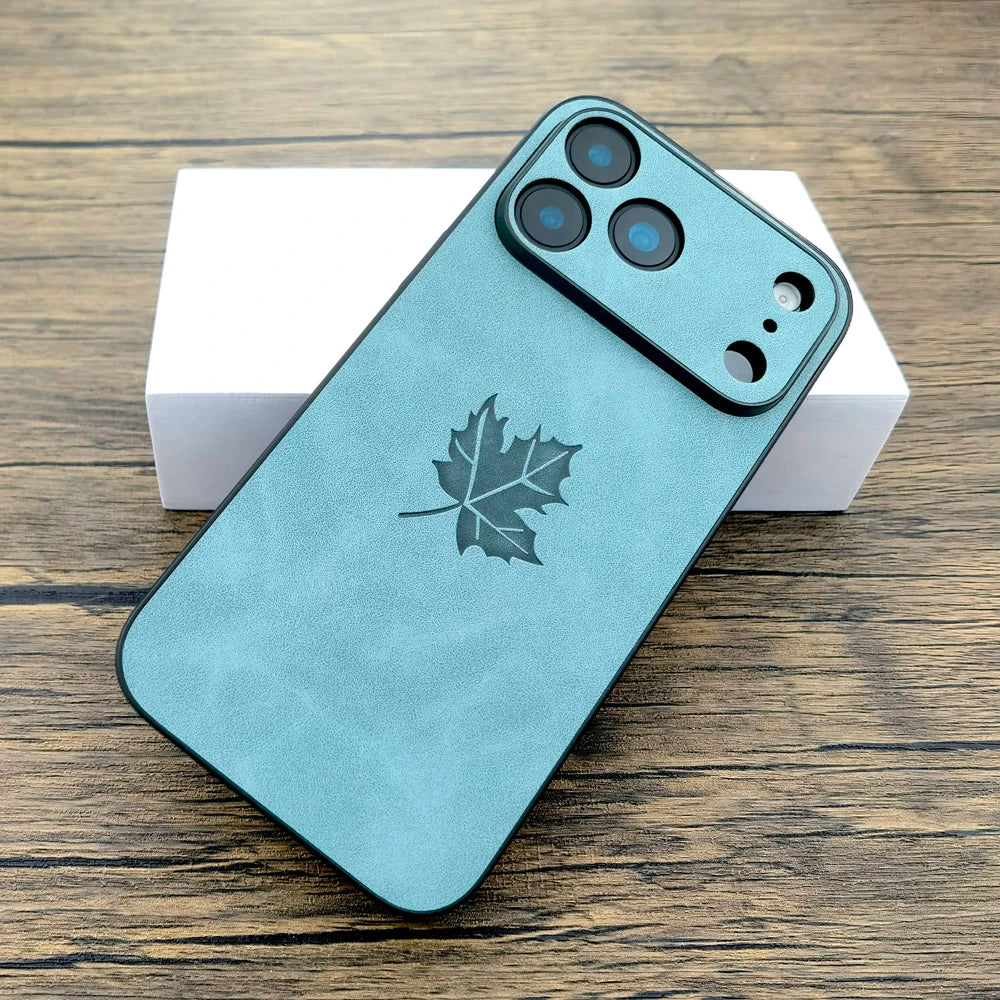 Retro Luxury Leather Phone Case For iPhone 17 16 15 14 13 12 11 Pro Max 16E 17Air iPhone17 Skin Touch Ultra Thin Cover