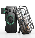 For iphone 17 pro max case with Camera Cover&Adjustable Kickstand Compatible With MagSafe Shockproof  Magnetic Protective Cover