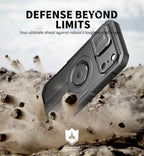 For iphone 17 pro max case with Camera Cover&Adjustable Kickstand Compatible With MagSafe Shockproof  Magnetic Protective Cover