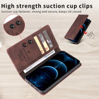Leather Flip Case For iPhone 16 17 15 14 13 12 11 Pro Max Case For iPhone 17 Air 16E 13 12 X XR XS 6 8 7 Plus Shockproof Cover