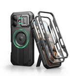 For iphone 17 pro max case with Camera Cover&Adjustable Kickstand Compatible With MagSafe Shockproof  Magnetic Protective Cover