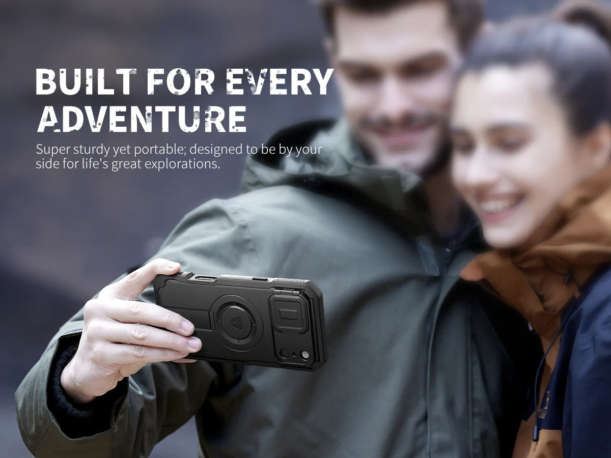 For iphone 17 pro max case with Camera Cover&Adjustable Kickstand Compatible With MagSafe Shockproof  Magnetic Protective Cover
