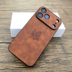 Retro Luxury Leather Phone Case For iPhone 17 16 15 14 13 12 11 Pro Max 16E 17Air iPhone17 Skin Touch Ultra Thin Cover