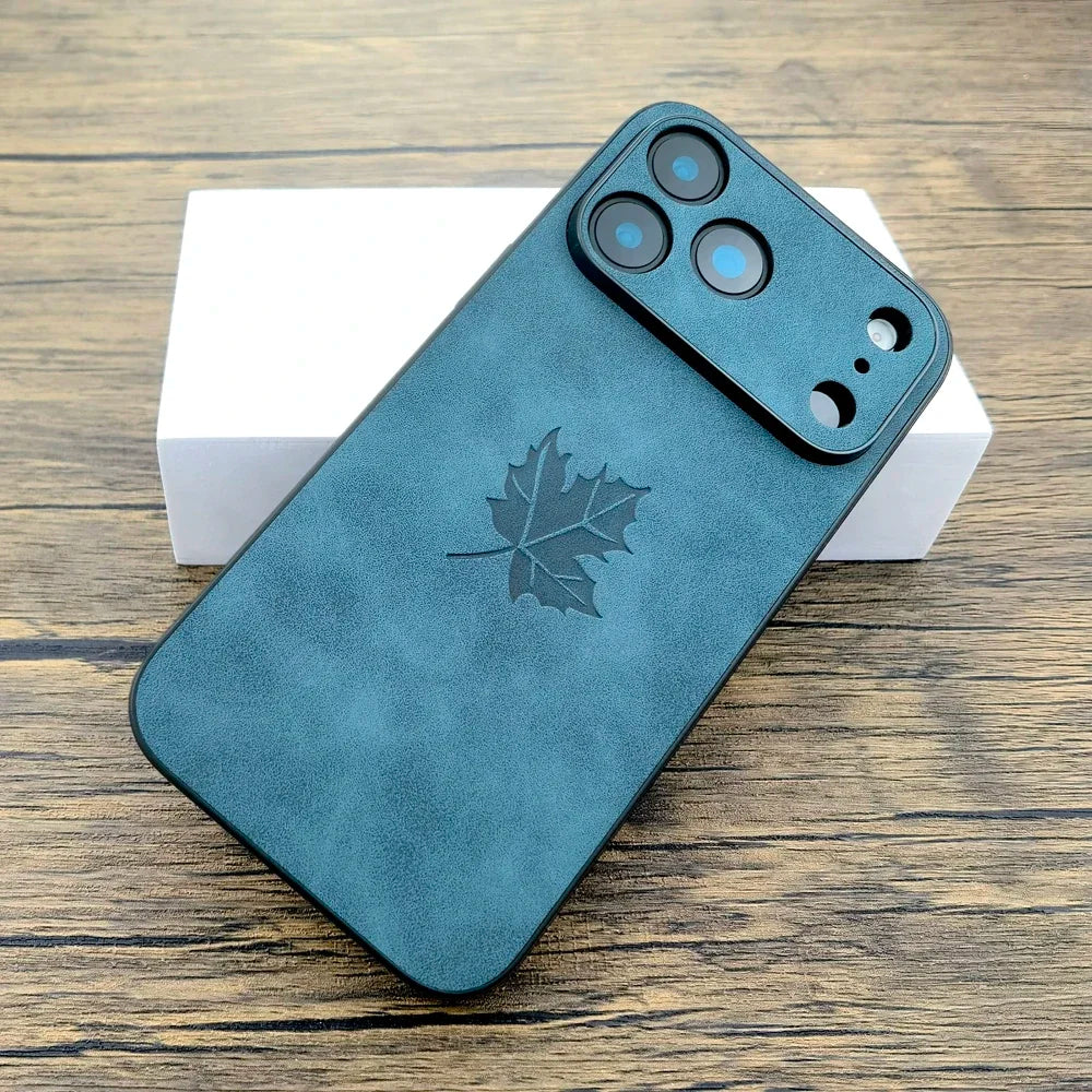 Retro Luxury Leather Phone Case For iPhone 17 16 15 14 13 12 11 Pro Max 16E 17Air iPhone17 Skin Touch Ultra Thin Cover