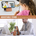 2 In 1 Magsafe Magnetic Leather Phone Case for iPhone 17 16E 16 15 14 13 12 11 Pro Max 16 Plus Wallet Card Holder Pocket Cover