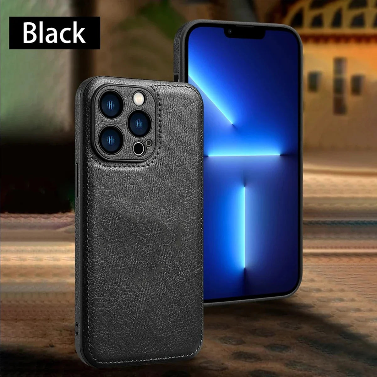 Ultra Thin Leather Case for iPhone 17 Pro Max 16 16e 15 14 13 12 11 XR 17Pro Lens Protection iPhone17 Phone Cover Coque