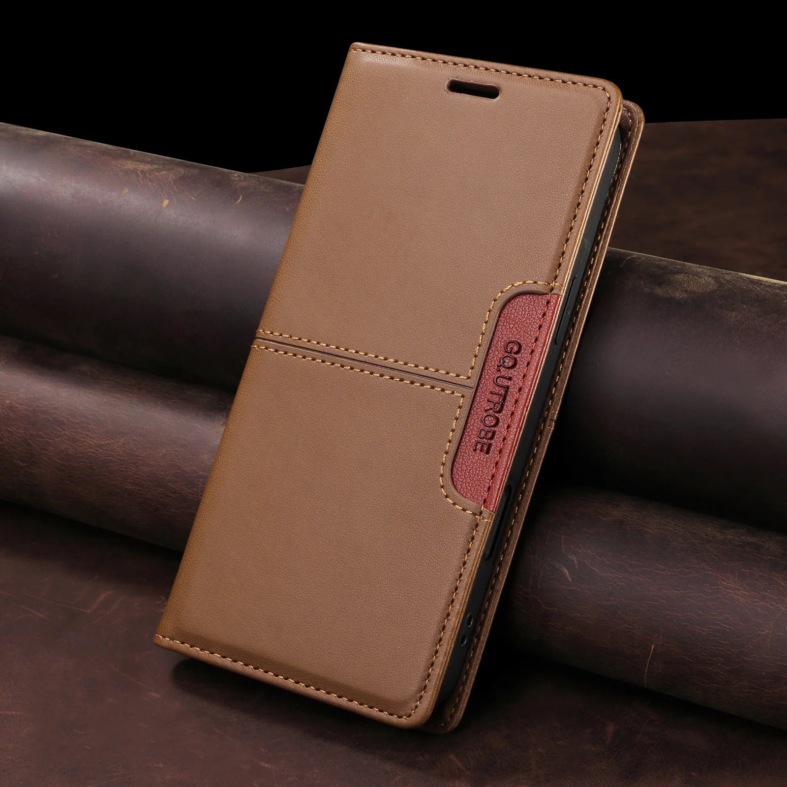 Magnetic Leather Case For iPhone 16 15 14 13 12 11 17 Pro Max 17Air 16 15 Plus 16e SE2 SE3 Business Flip Wallet Card Slot Cover