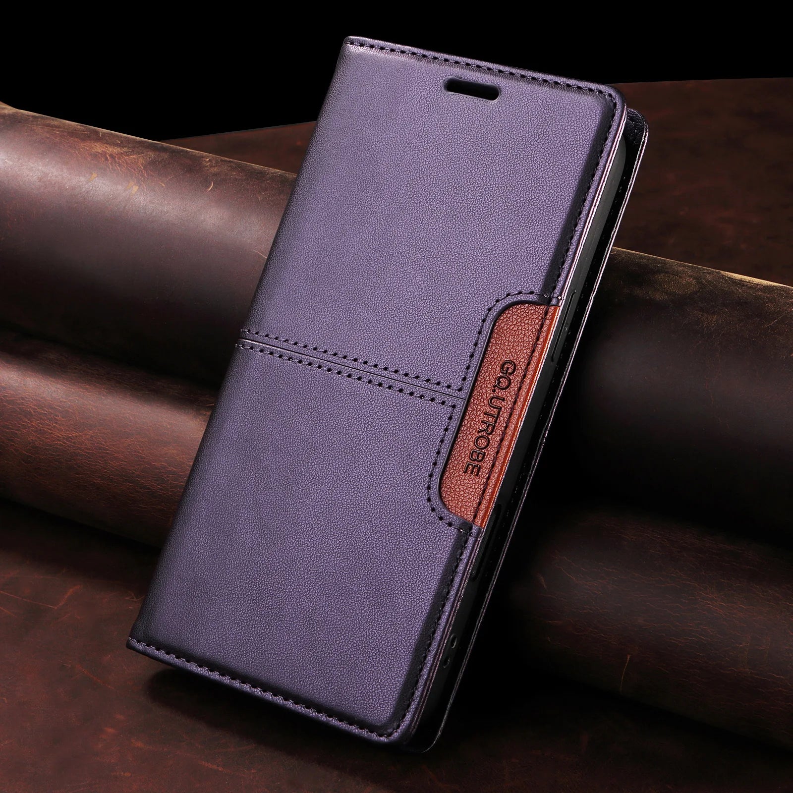 Magnetic Leather Case For iPhone 16 15 14 13 12 11 17 Pro Max 17Air 16 15 Plus 16e SE2 SE3 Business Flip Wallet Card Slot Cover
